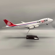 Cargolux Airlines Boeing 747-800 Cargo Aircraft 49cm High quality Airplane Model On Display Stand