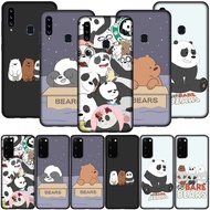 Casing Samsung Galaxy Note 20 Ultra 10 Plus Lite 9 8 A9 2018 + Soft Cover Phone Case We Bare Bears cool