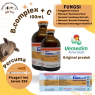 Vitamin B Complex Plus C 100ml Untuk Kambing Lembu Biri Biri Kuda Arnab Kucing Goat Sheep Cow Rabbit