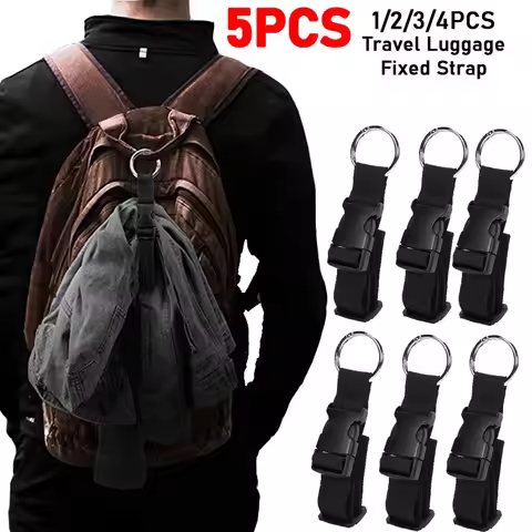 Travel Luggage Fixed Strap Backpack External Strap with Release Buckle Portable Strap Luggage Belt J