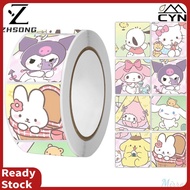 20/25mm 500Pcs  Sticker Notebook Sticker Laptop Luggage Seal Cute Cartoon Kuromi My Melody Notebook 