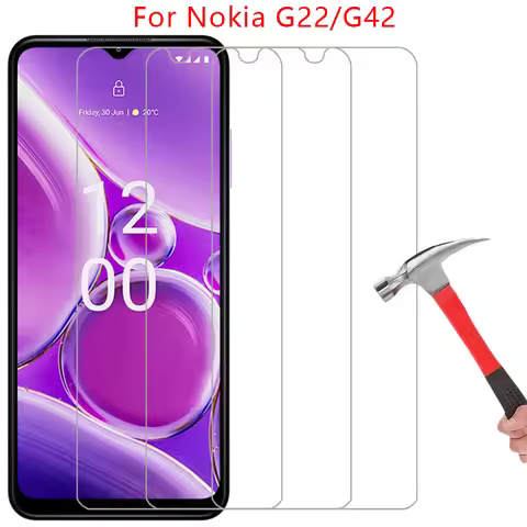 tempered glass for nokia g22 g42 5g phone case on nokiag22 nokiag42 g 22 42 22g 42g back cover 360 p