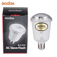 Godox A45s ไฟแฟลชรถยนต์สตูดิโอถ่ายภาพแสงแฟลช20W หลอดถ่ายภาพแสง5600K ± 200K สำหรับ E27 220V