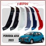 Perodua Axia 2023 Spoiler Ducktail Spoiler PSM Duck Tail Rear Spoiler Lip New Axia ABS With Paint 20