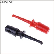 Zein New 1 Pair Single Hook Clip Test Probe Lead Wire Mini Grabber Kit For Multimeter