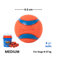 Chuckit! ULTRA BALL Dog Toy บอลยางลอยน้ำได้ กระเด้งไกล วัสดุหนาและแข็งแรงใช้กับไม้ขว้างได้ Fetch Toy