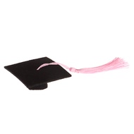 Mouca 1Pc Graduation Hat Mini Doctoral Cap Costume Graduation Cap with Tassels