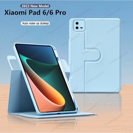 Casing Tablet สำหรับแผ่นรอง Xiaomi Mi 5/6 Pro เคสการหมุน360องศาปลุกอัตโนมัติพร้อมที่วางปากกาสำหรับ MiPad 6/5 Pro 11นิ้วอุปกรณ์แท็บเล็ตที่ครอบสำหรับ Xiaomi