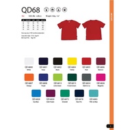 QD68 OREN SPORT MICROFIBER ROUNDNECK SHORT SLEEVE T-SHIRT (KID)