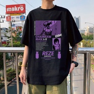 Tshirt Reze Chainsaw Man Anime Manga