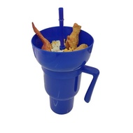 Yooyee Stadium Tumbler Cup Gelas Tempat Snack Mug House Gelas Plastik Dengan Tutup