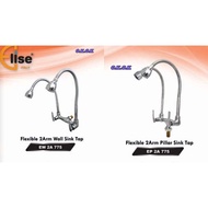 Elise Flexible 2Arm Wall/Pillar Sink Tap