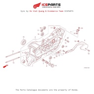 Left Engine Wall (E-19-20-B) HONDA Pcx (2014-2017) Parts Catalog