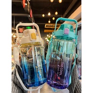 🔥 大容量 🔥 Female sport bottle Male Large Capacity Summer HOTSELLING High Color Value 防摔 水壺 ✯2000ml pla