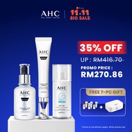[SUNSCREEN REGIME SET] AHC Pro Shot Hyaluro-Deep Volume 5 Duo + Sun Serum Set + FREE 6 pcs MINI SET 