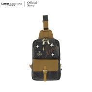 Louis Montini (JEANS) กระเป๋าคาดอก Belt bag ผ้ายีนส์ผสมหนังวัวเเท้ JEAN03