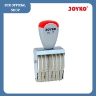 Number Stamp / Number Stamp / Joyko Number N-7 / 7 Digits