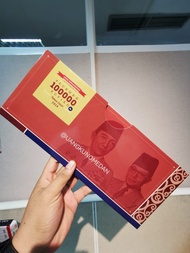 Uang Bersambung 100000 Rupiah Emisi 2014 Soekarno Hatta