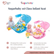 Sugarbaby 1st Class Infant Seat Music & Vibration Baby Bouncer Newborn Rocker Baby/ Folding Lounge C