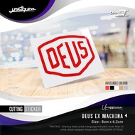 Uq Deus Ex Machina Sticker 02 | Cutting STICKER Deus Ex Machina | Deus