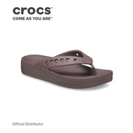 Crocs Outlet Women's Baya Platform Flip in Truffle Crocs Women