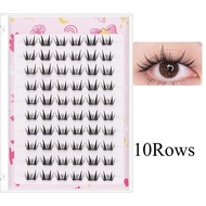 Glue-Free DIY Lashes Reusable Bottom Lash Cluster Eyelash Lash Extension Tools 6/10Rows