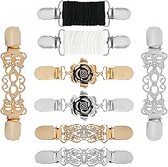 8 PCS Cinch Clip for Retro Sweater Clip,Dress Clip Back Cinch Shawl Cardigan Collar Pant Waist Tight