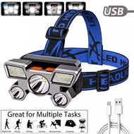 EONE Powerful Rechargeable Head Flashlight For Fishing Led Headlamp Nitecore Camping Headlights  Tor