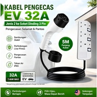 V2L EV Adapter Type 2 to 3 Pin Plug for Malaysia Proton e.MAS BYD NETA Avatr 11 Aion Hyptec HT Ora C