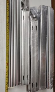 隱形折疊晾衣架+晾衣桿 室內墻壁掛