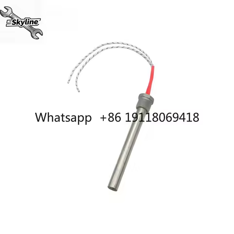 DN15/21mm Thread Cartridge Heater Heating Element 12x150/200mm Tube Size AC110V/220V/380V 201 Stainl