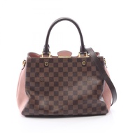 【二手】LOUIS VUITTONBrittany 手提包，Damier Ebene 帆布，木蘭花色，兩用款，N41674，木蘭花色，PVC 塗層帆布，皮革，Brittany