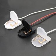 Single CR2032 Battery Box LIR2032 Battery Holder 1 Section 2032 Button with Cable with Switch Flip B