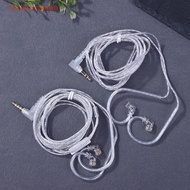 [Initiationdawn] 3.5MM 2PIN In Ear Wired Earphones KZ Silver Plated KZ Earphones Cables Upgrade Cabl
