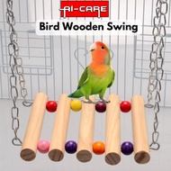 Bird Toy Swing Hanging Parrot Parakeet Budgie Cockatiel Hammock Swing Cage Toy