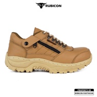 PRIA Tirex CREAM Genuine Leather TRACKING SAFETY SHOES LOW BOOTS TRACKING Men SAFETY SHOES RUBTRACK 