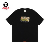 Aape Flagship Store Men's Spring Summer Ape-Man Legion Print Casual Loose Trendy Short-Sleeved T-Shi
