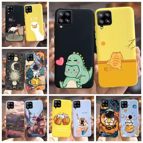 For Samsung Galaxy A22 Case SM-A225F New Fashion Cartoon Painted Phone Case For Samsung A22 A 42 Gal