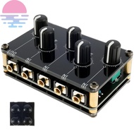 Stereo Audio Mixer 3.5mm 4 Channel Portable Mini Audio Mixer with Separate Volume Control  SHOPSBC2944