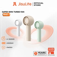 JISULIFE Handheld Super-Mini Turbo Fan Life5 New Technology Turbofan 3-speed Wind Bladeless Safety (