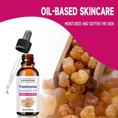 Frankincense Essential Oil Natural Boswellia Serrata Oil - for Diffuser, Hair Care, Face, Skin Care,