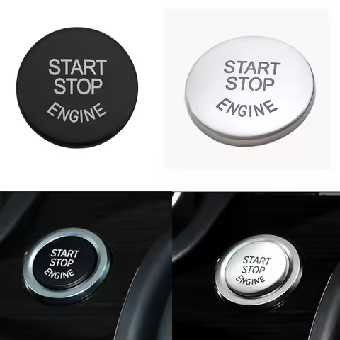 Car Start Stop Engine Button Switch Cover For BMW 5 6 7 Series F01 F02 F10 F11 F12 F13 2009-2013 Aut