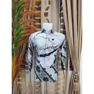 KEMEJA HIJAU Sage Green Men's Batik Shirt