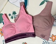 VIAGE Night Bra (Pink & Nude) 晚安立體美型內衣 粉色+裸色