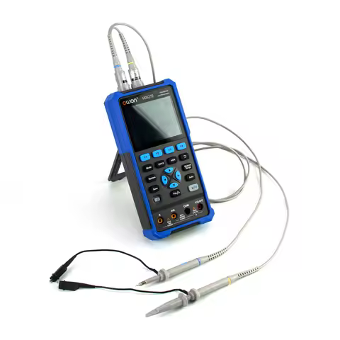 OWON HDS272S 3-in-1 2CH 70MHz Handheld Digital Oscilloscope,250MSa/s Sample Rate,25MHz Signal Genera