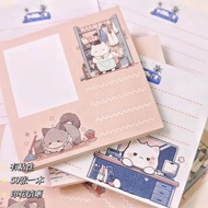 Cute Cartoon Cat Scrapbooking Memo Pad Cute Notepad for Students Kids Back To School Stationery Note