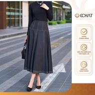 Veyra Flared Skirt CCHAT High Quality Tuytsi Material 25CDS2009XT