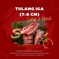 Tulang Iga (Potongan 7-8 cm) Daging Sapi Lokal Segar - Anugrah Meat Shop