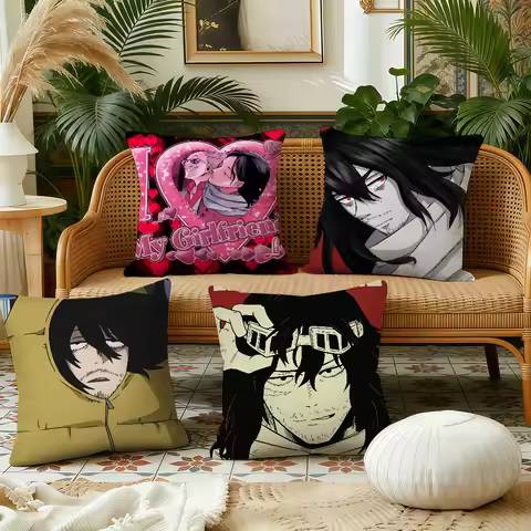 cushion a-Aizawa Head manga anime cover Plush Fabric Soft Double Eraser Sided Print Sofa Cushion Cov