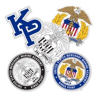 United States Merchant Marine Academy Stickers Mariners Kings Point USMMA Vinyl Decals Laptop Water